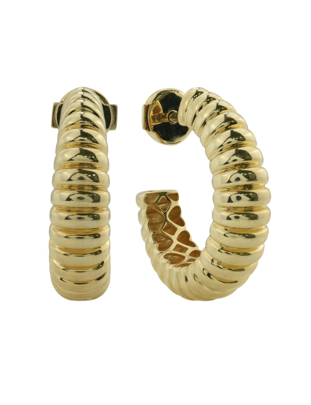 Серьги из лимонного золота