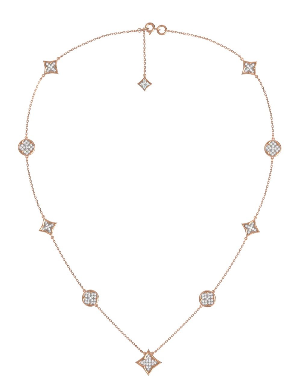 Колье из золота c бриллиантами