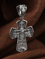 Крест из белого золота