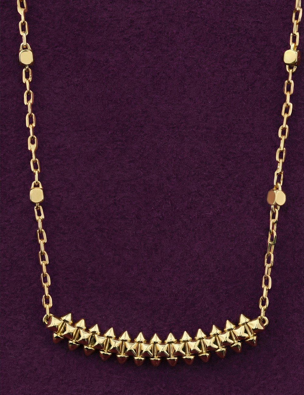 Колье из лимонного золота