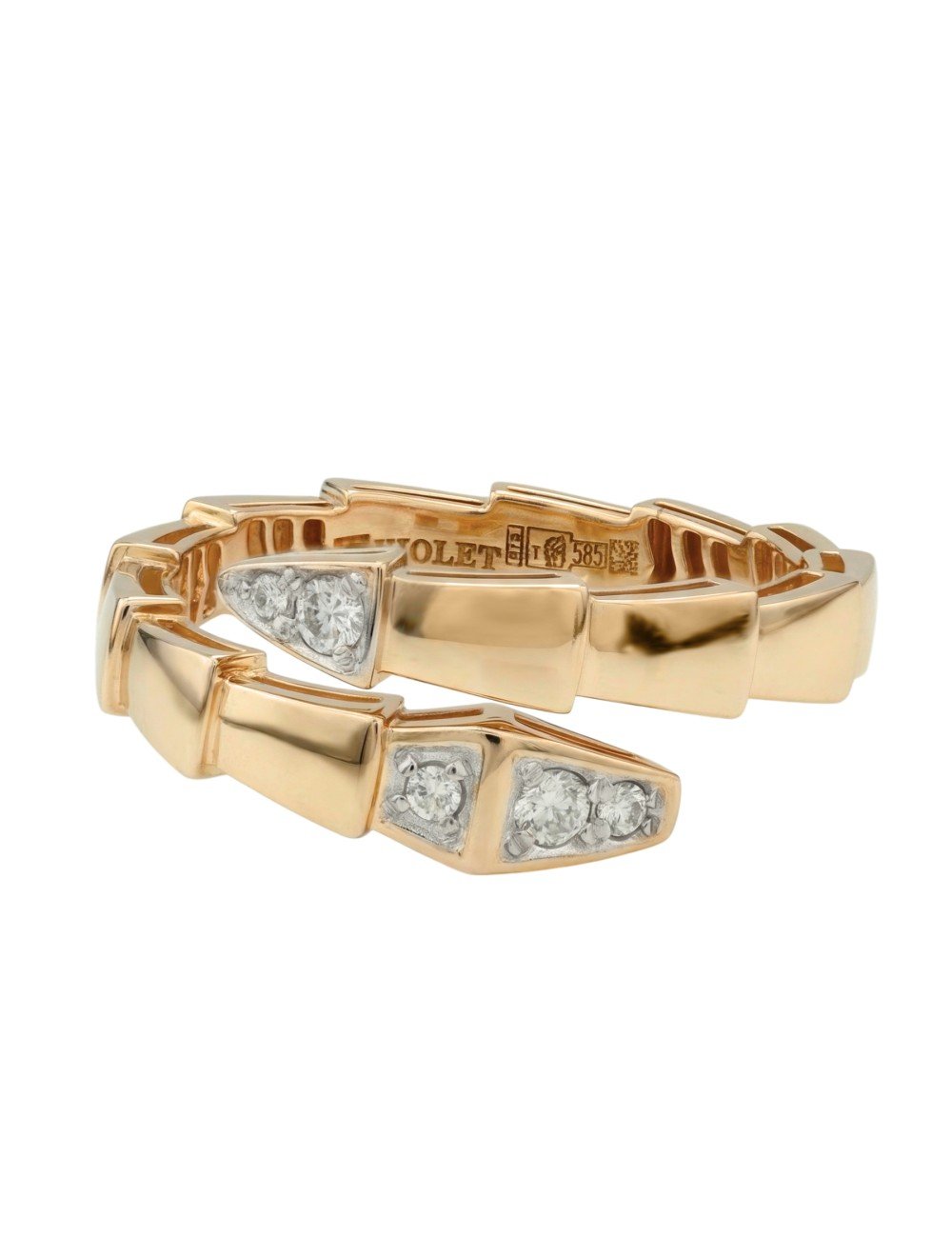 Кольцо из золота c бриллиантами