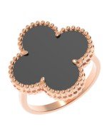 Кольцо из золота c ониксом