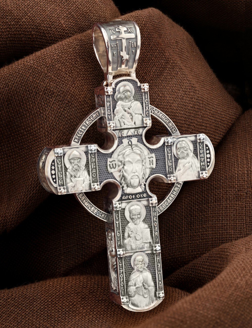 Крест из серебра 925 пробы