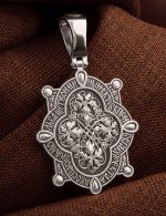 Образок из белого золота