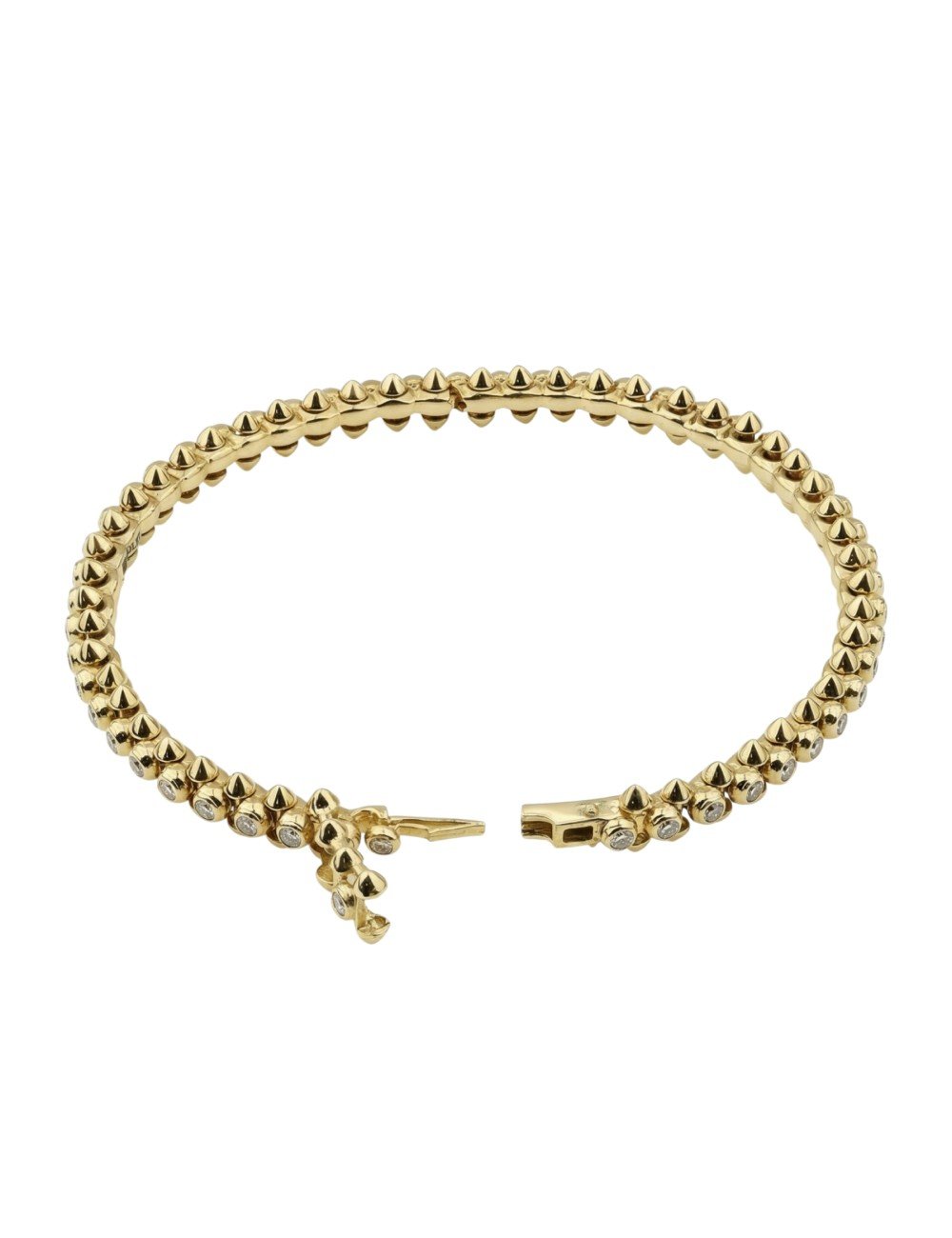 Браслет из лимонного золота c бриллиантами