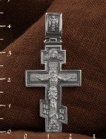 Крест из белого золота