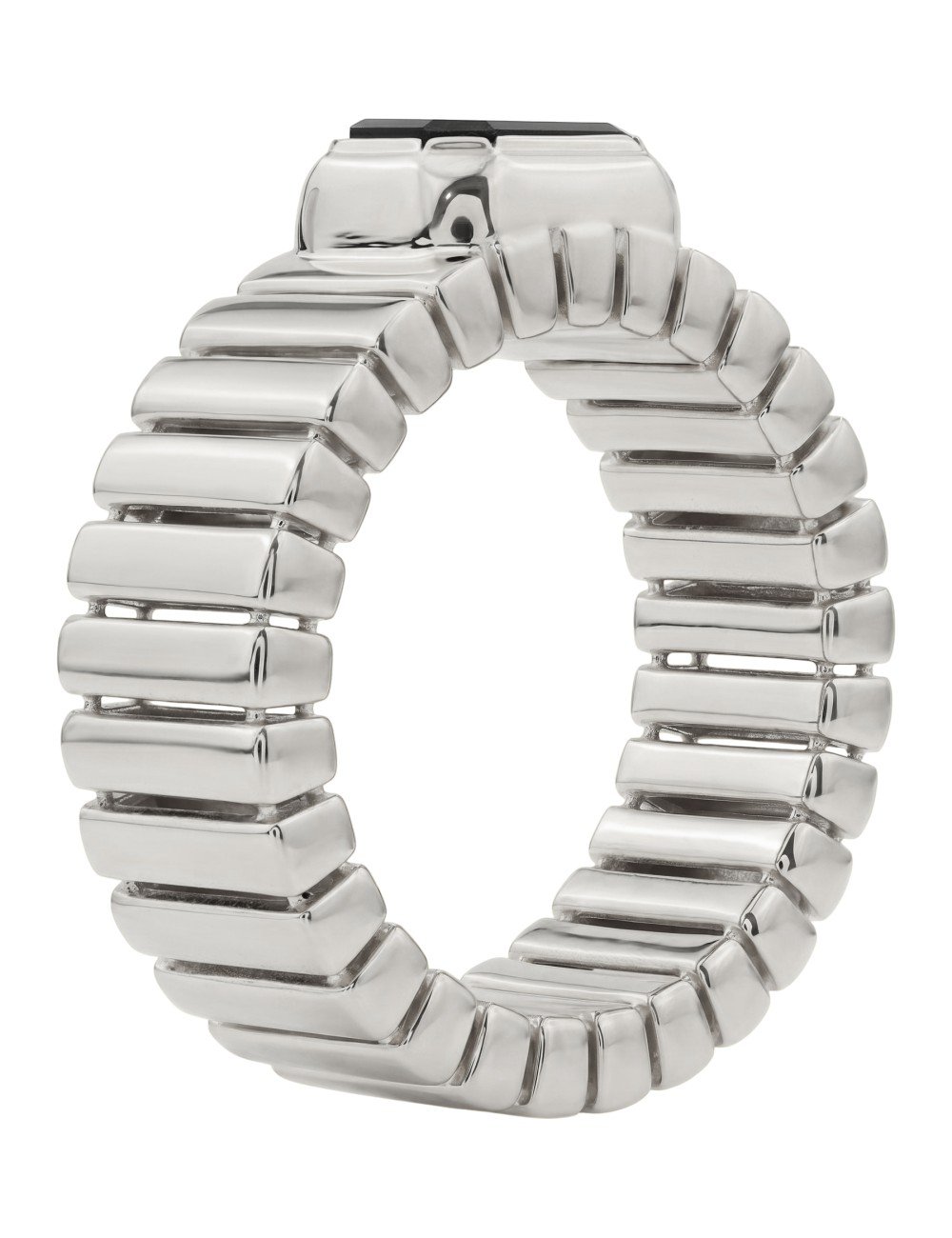 Кольцо из белого золота c ониксом