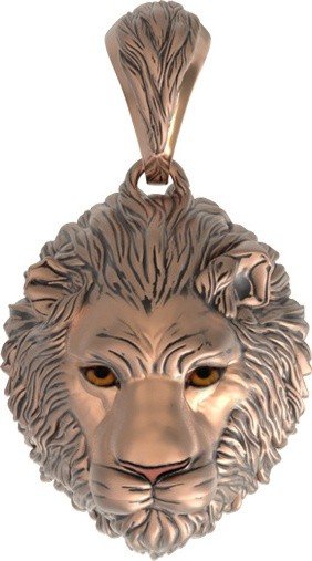 Подвеска из золота c эмалью