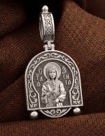 Образок из белого золота 585 пробы