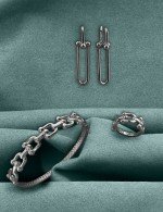 Серьги из белого золота