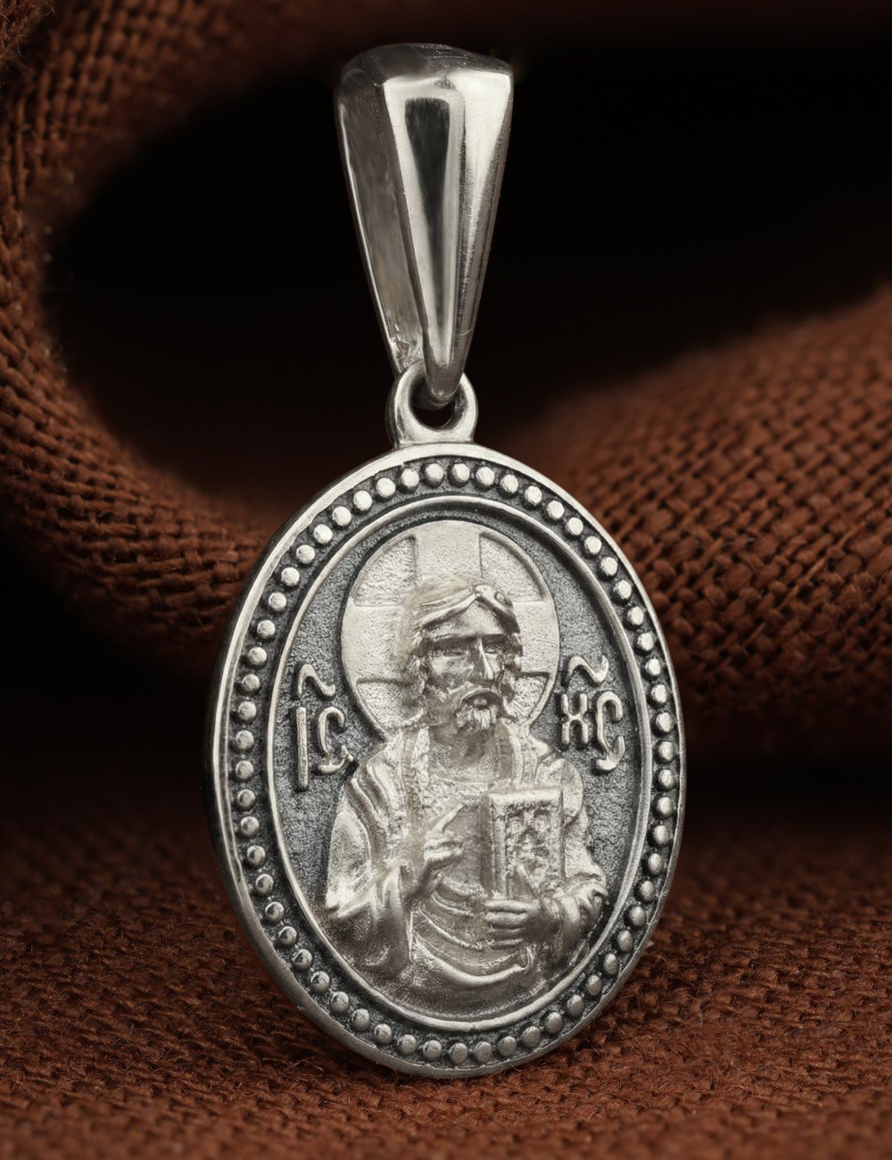 Образок из белого золота