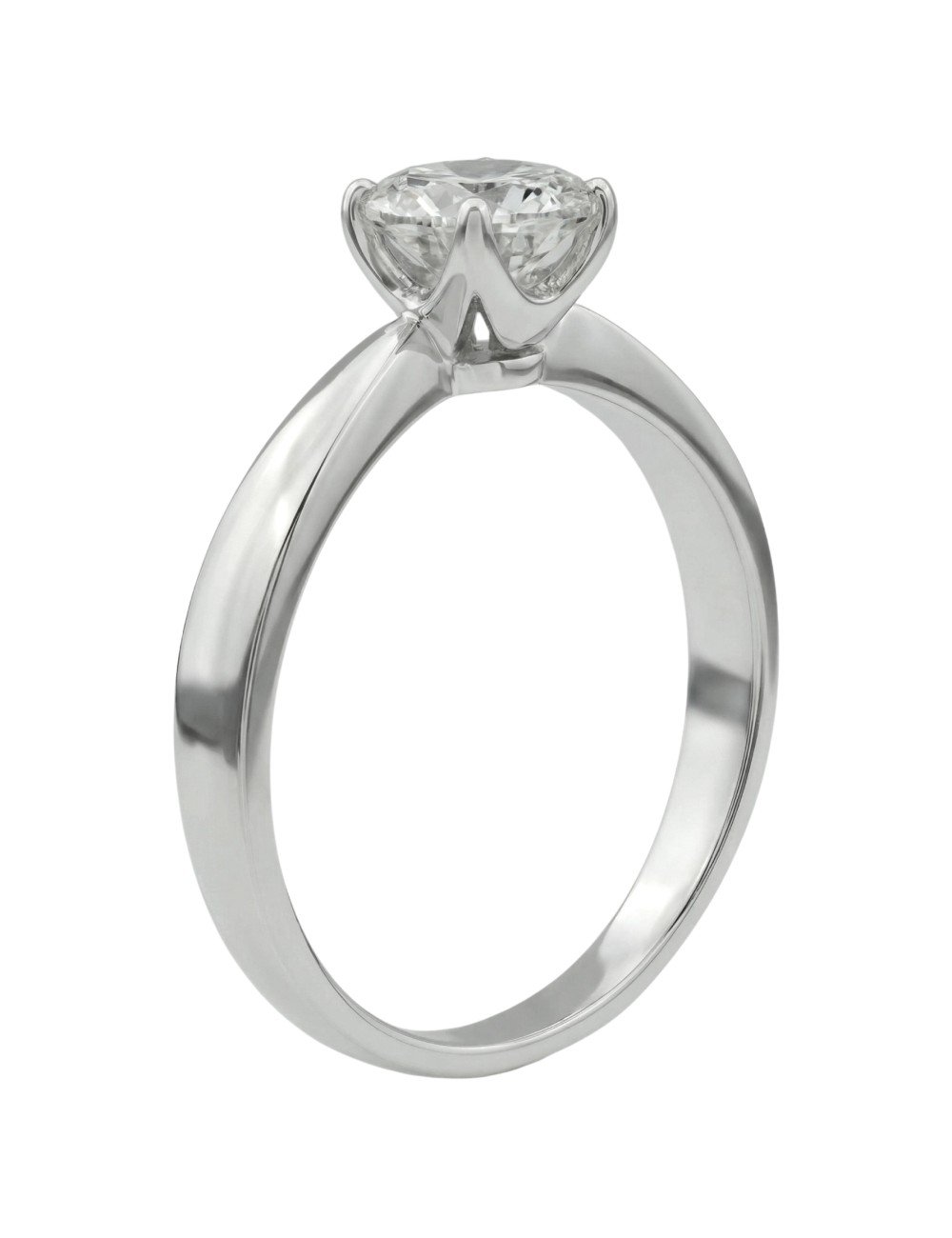 Кольцо из белого золота c бриллиантами