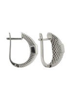 Серьги из белого золота