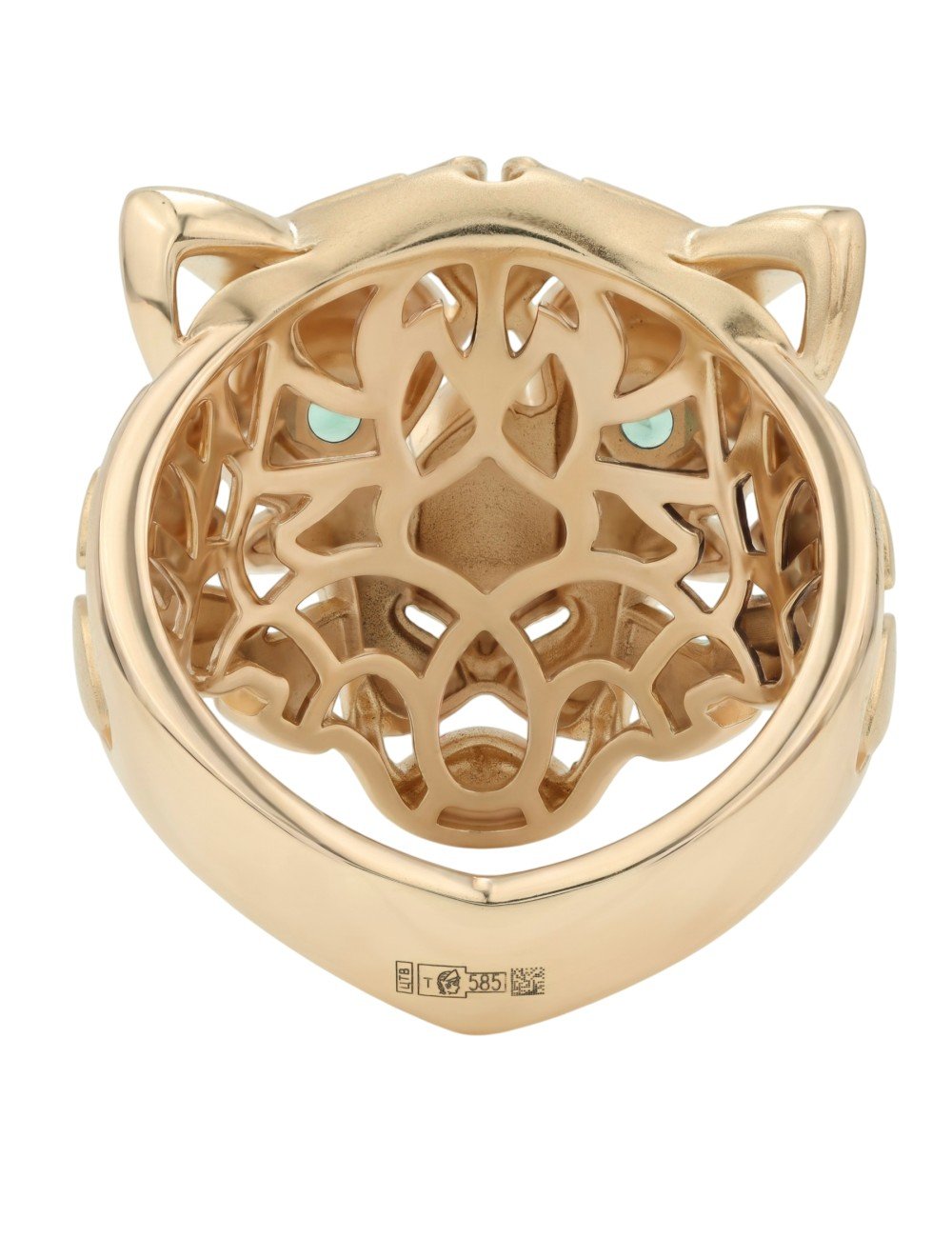 Кольцо из золота c изумрудом и рубином