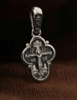 Крест из белого золота