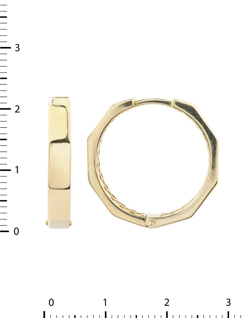 Серьги из лимонного золота