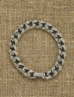 Браслет из серебра c рубином