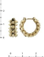 Серьги из лимонного золота