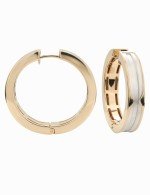 Серьги из золота c рубином