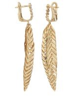 Серьги из золота c бриллиантами