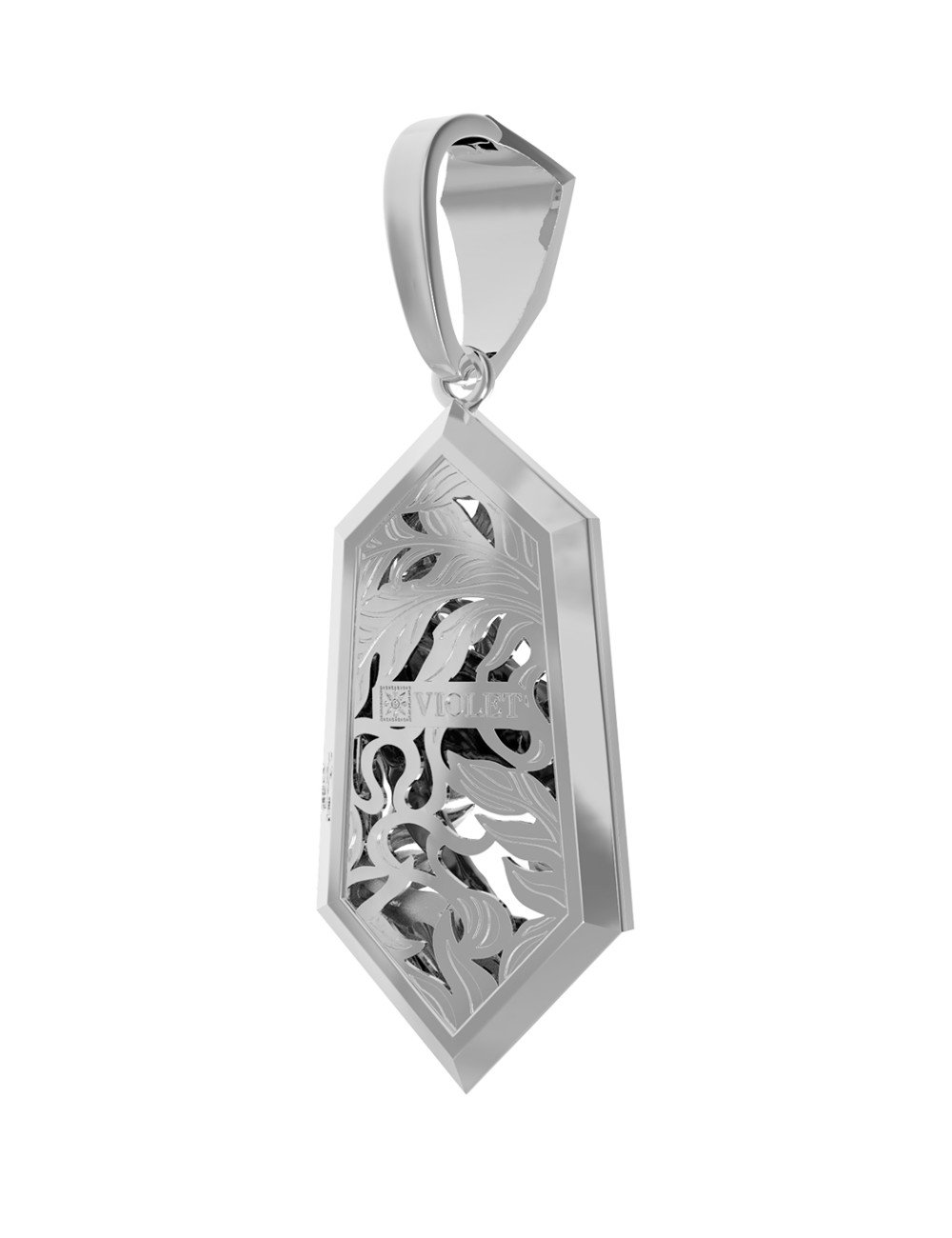 Подвеска из белого золота