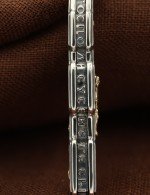 Крест из серебра 925 пробы и золота 585 пробы