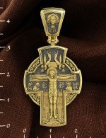 Крест из лимонного золота