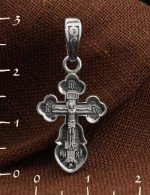 Крест из белого золота