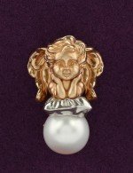 Подвеска из золота c жемчугом