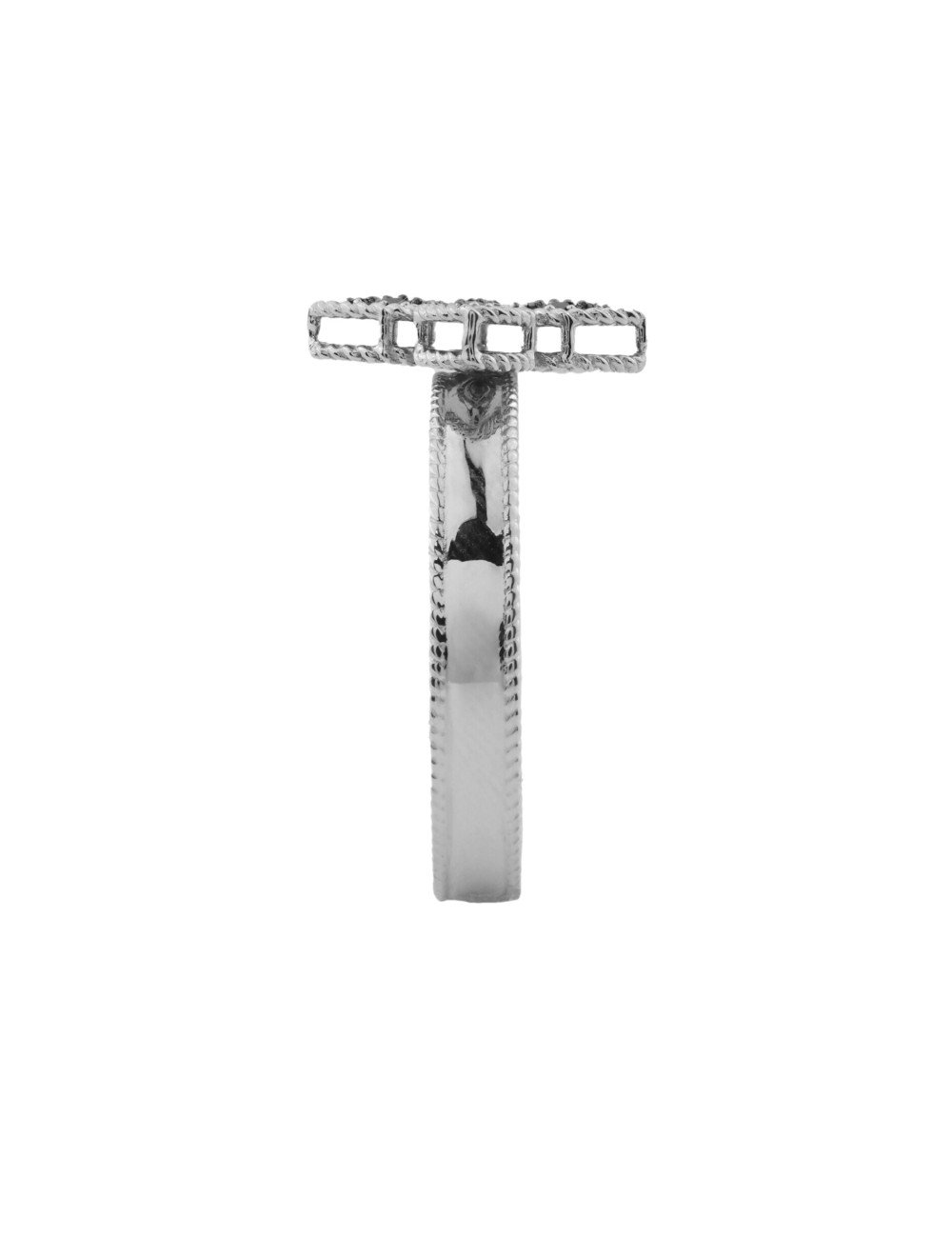 Кольцо из белого золота c бриллиантами