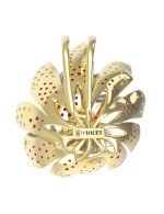 Подвеска из лимонного золота c фианитом