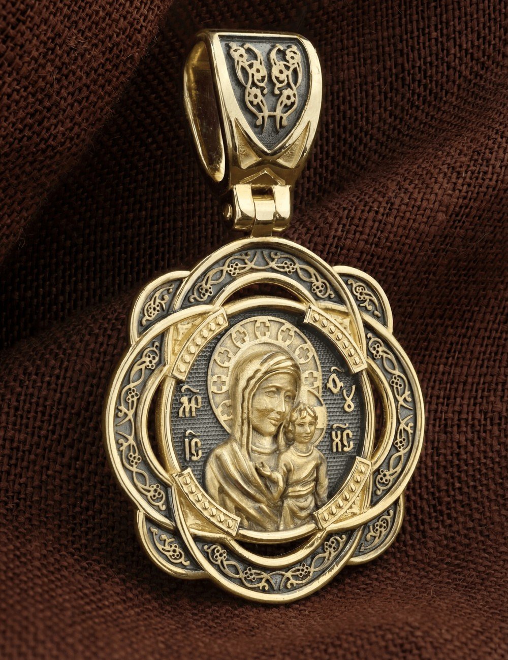 Образок из лимонного золота