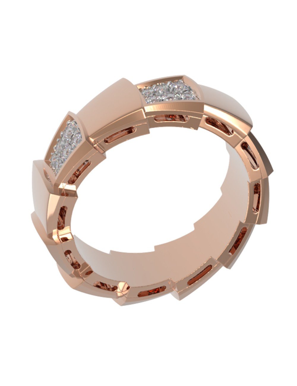 Кольцо из золота c бриллиантами