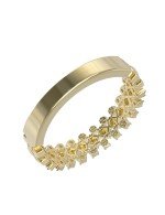 Кольцо из лимонного золота c бриллиантами