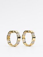 Серьги из лимонного золота c бриллиантами