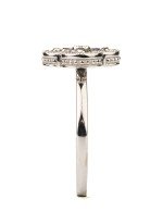 Кольцо из белого золота c бриллиантами