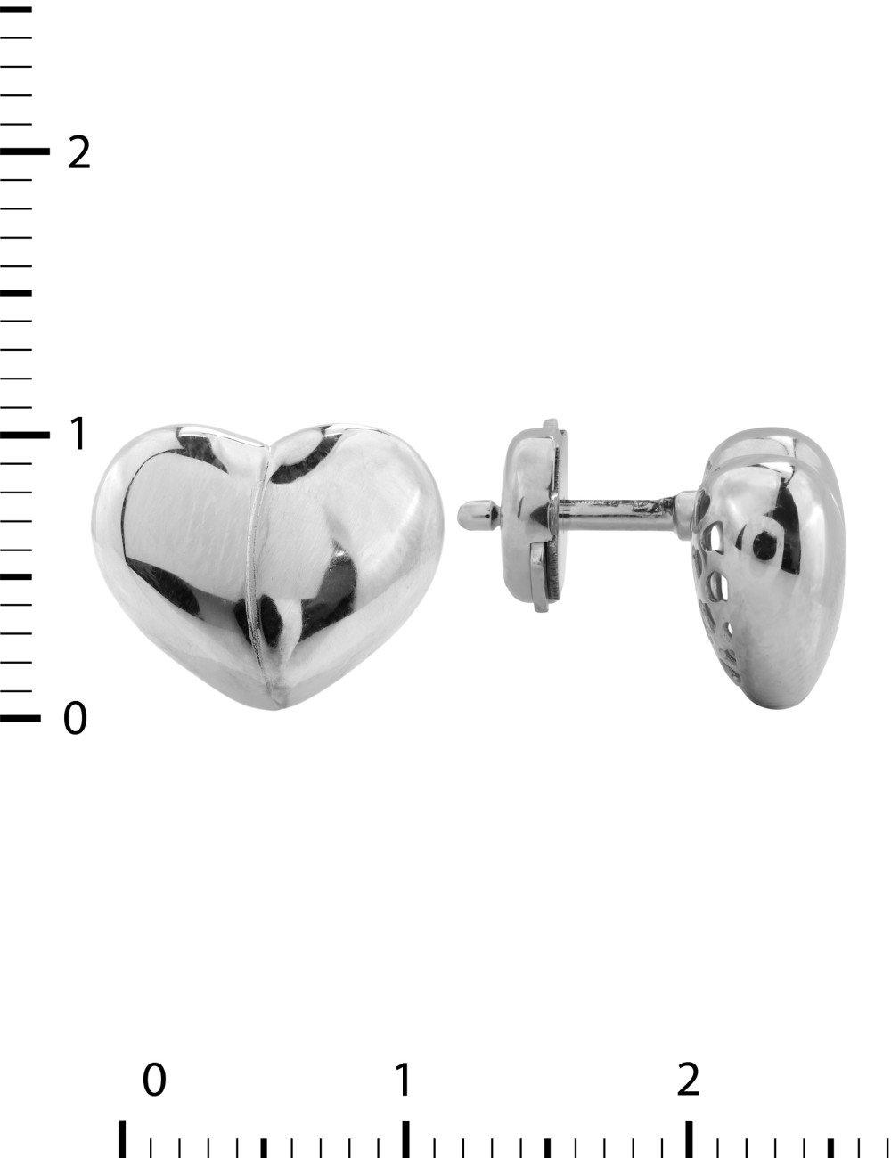 Серьги из белого золота