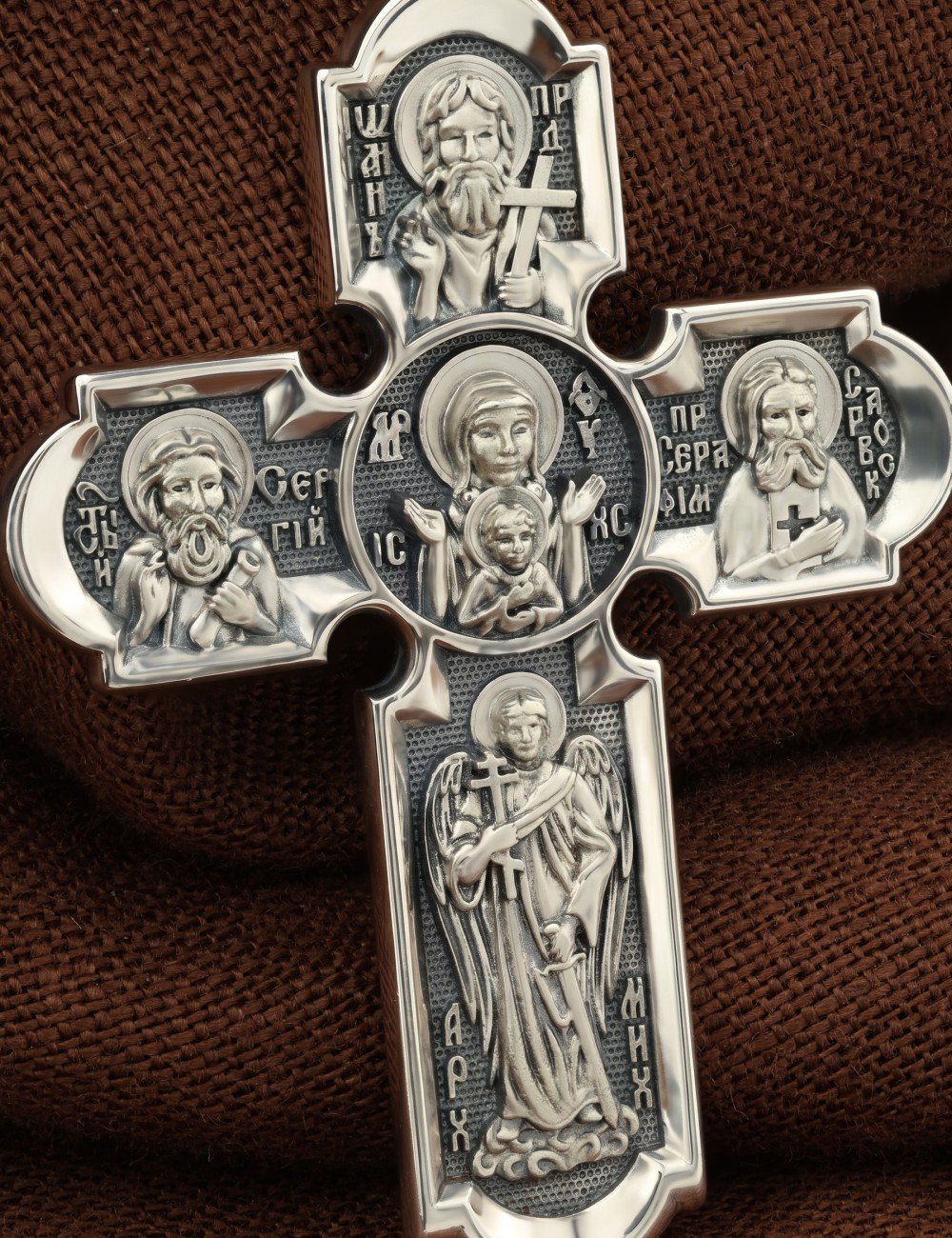 Крест из серебра 925 пробы