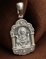 Образок из белого золота c бриллиантами