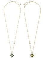 Колье из лимонного золота c бриллиантами и малахитом