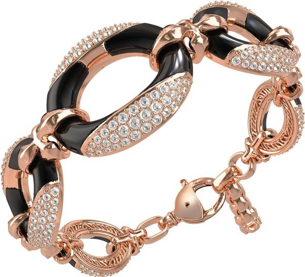 Браслет из золота c бриллиантами и ониксом