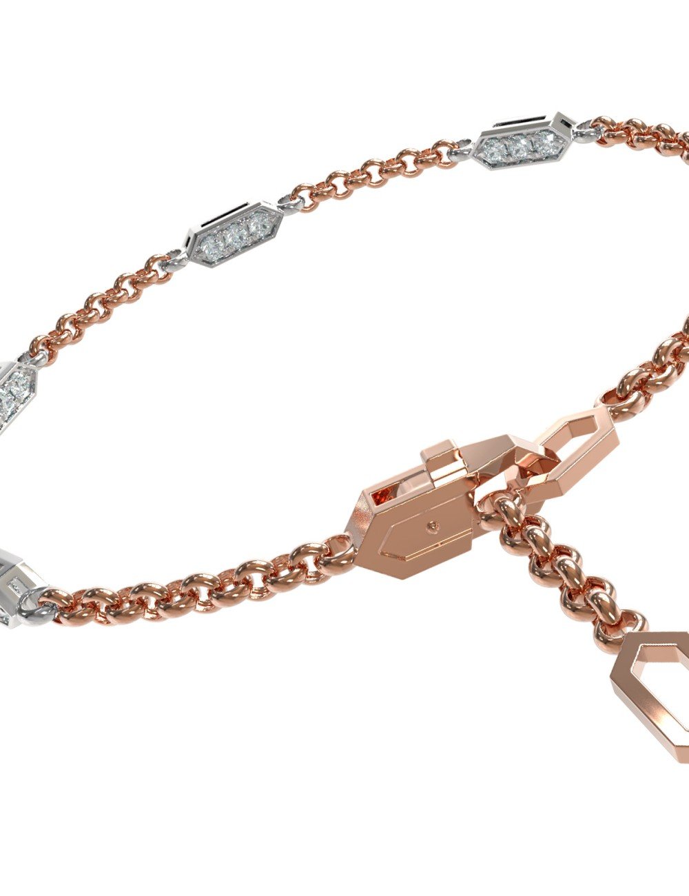 Браслет из золота c бриллиантами