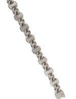 Браслет из серебра и золота c рубином