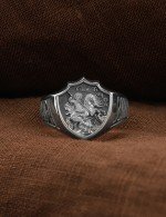 Кольцо из белого золота