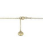 Колье из лимонного золота c бриллиантами