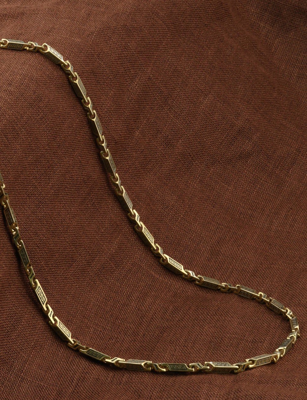 Цепь из лимонного золота