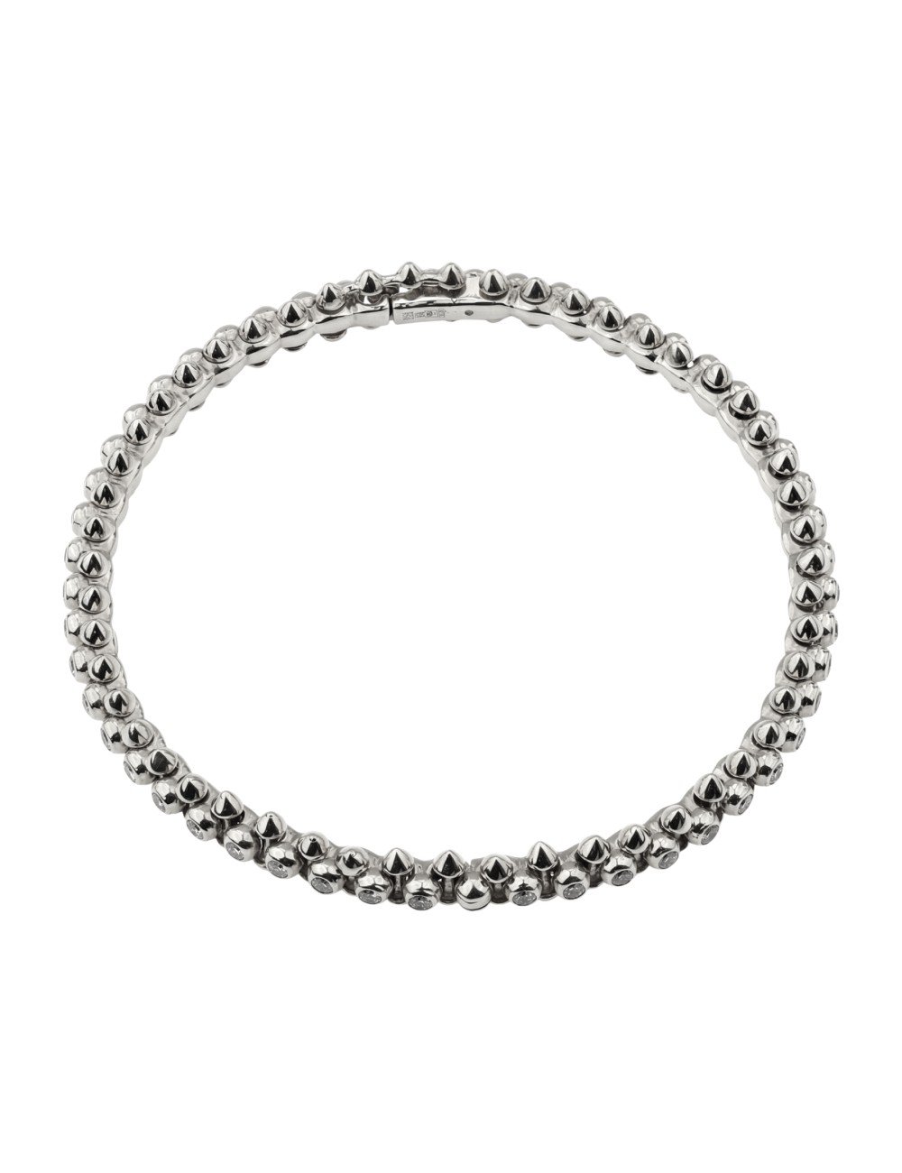 Браслет из белого золота c бриллиантами