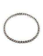 Браслет из белого золота c бриллиантами