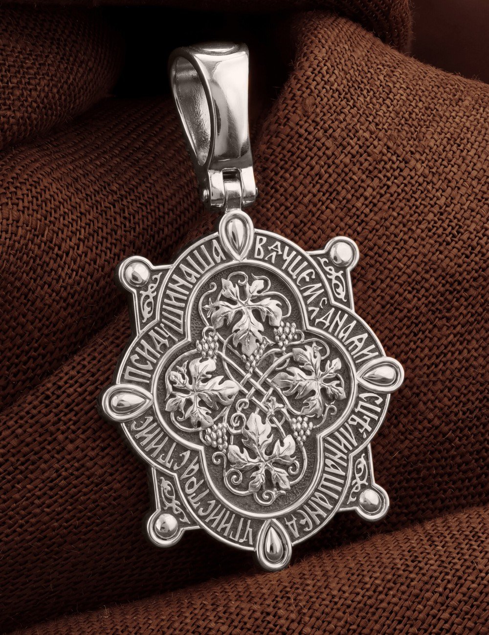 Образок из белого золота