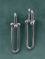 Серьги из белого золота